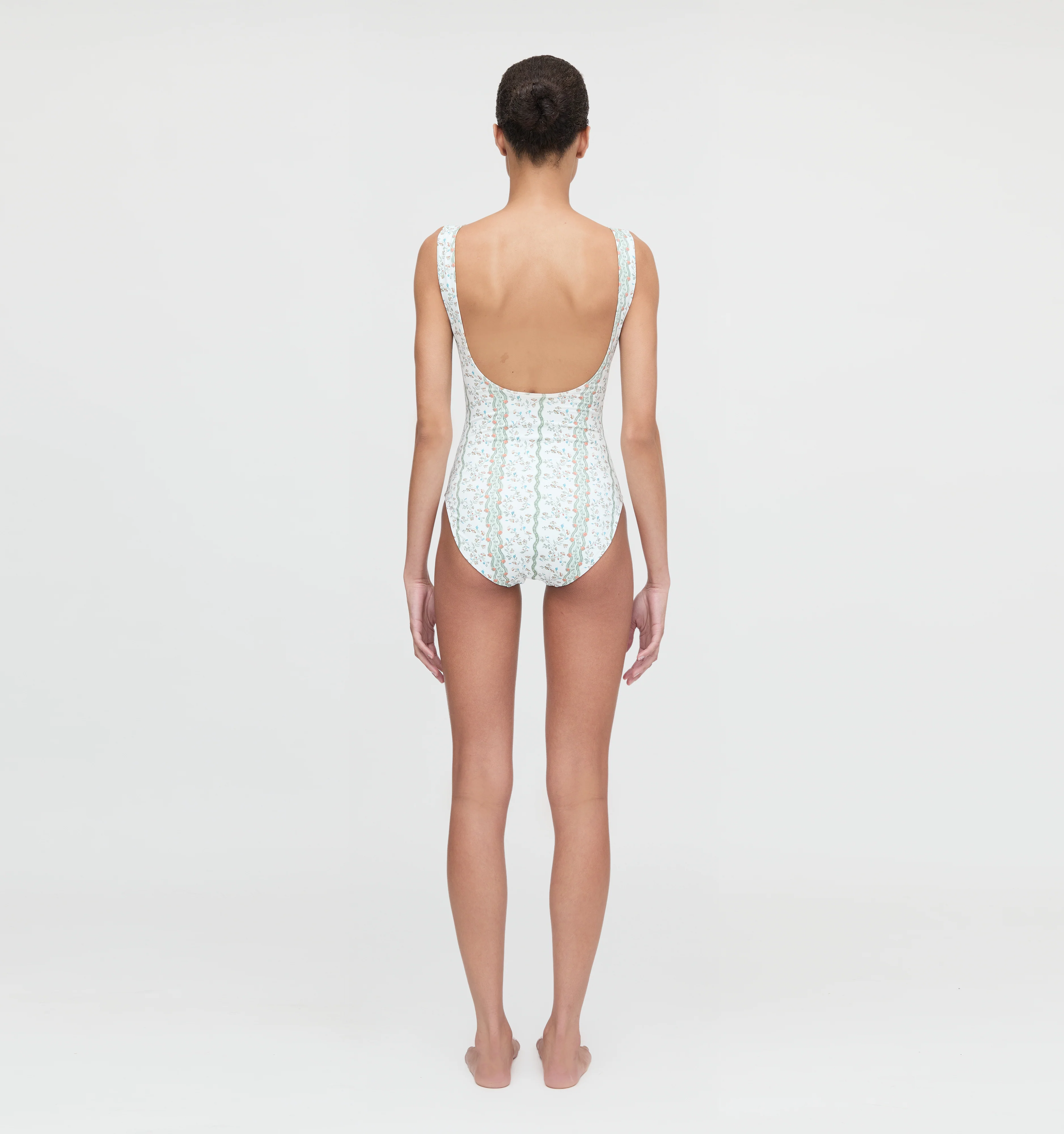 The Tessa One Piece - Green Provence Floral - Image 3