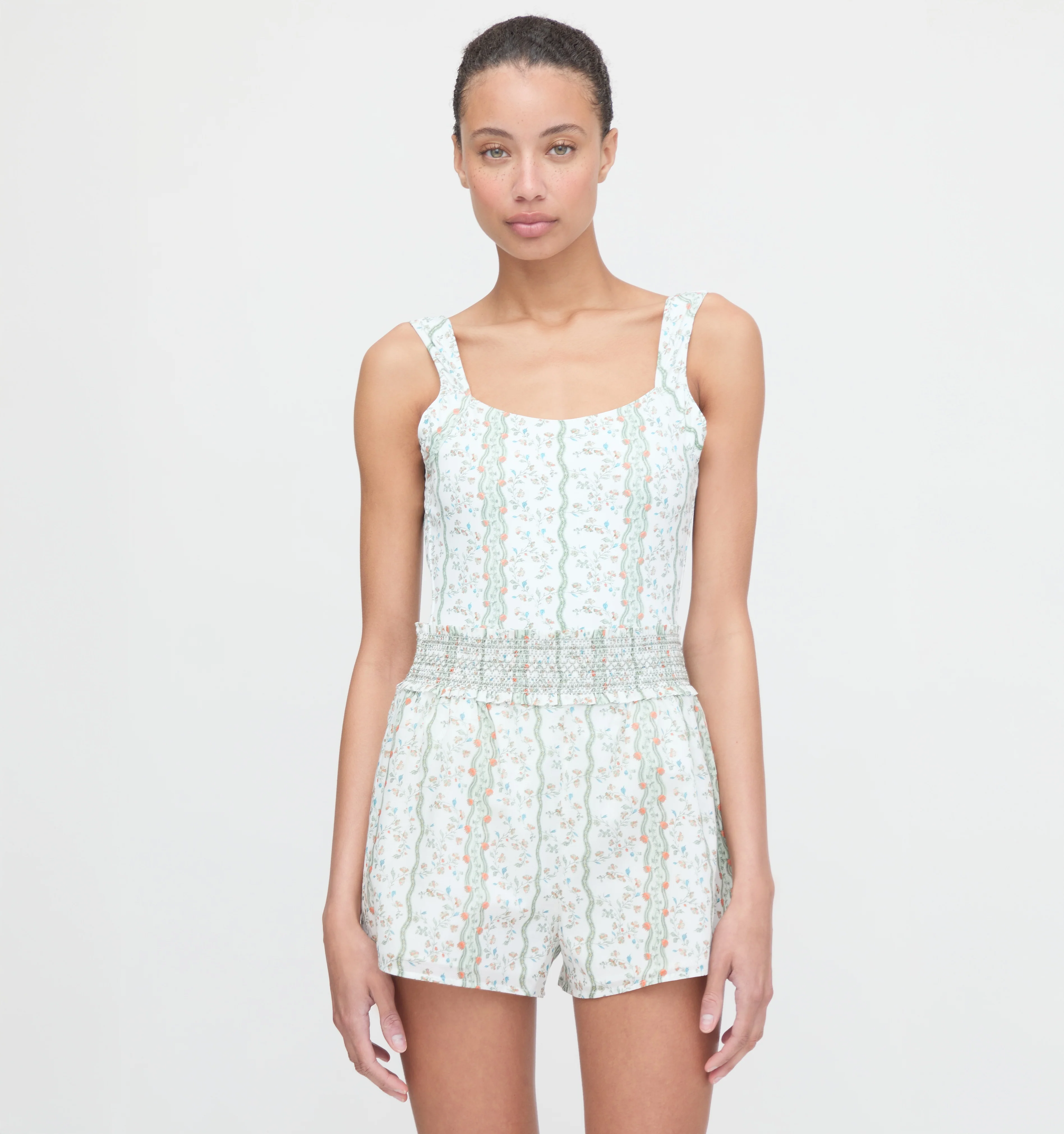 The Tessa One Piece - Green Provence Floral - Image 4