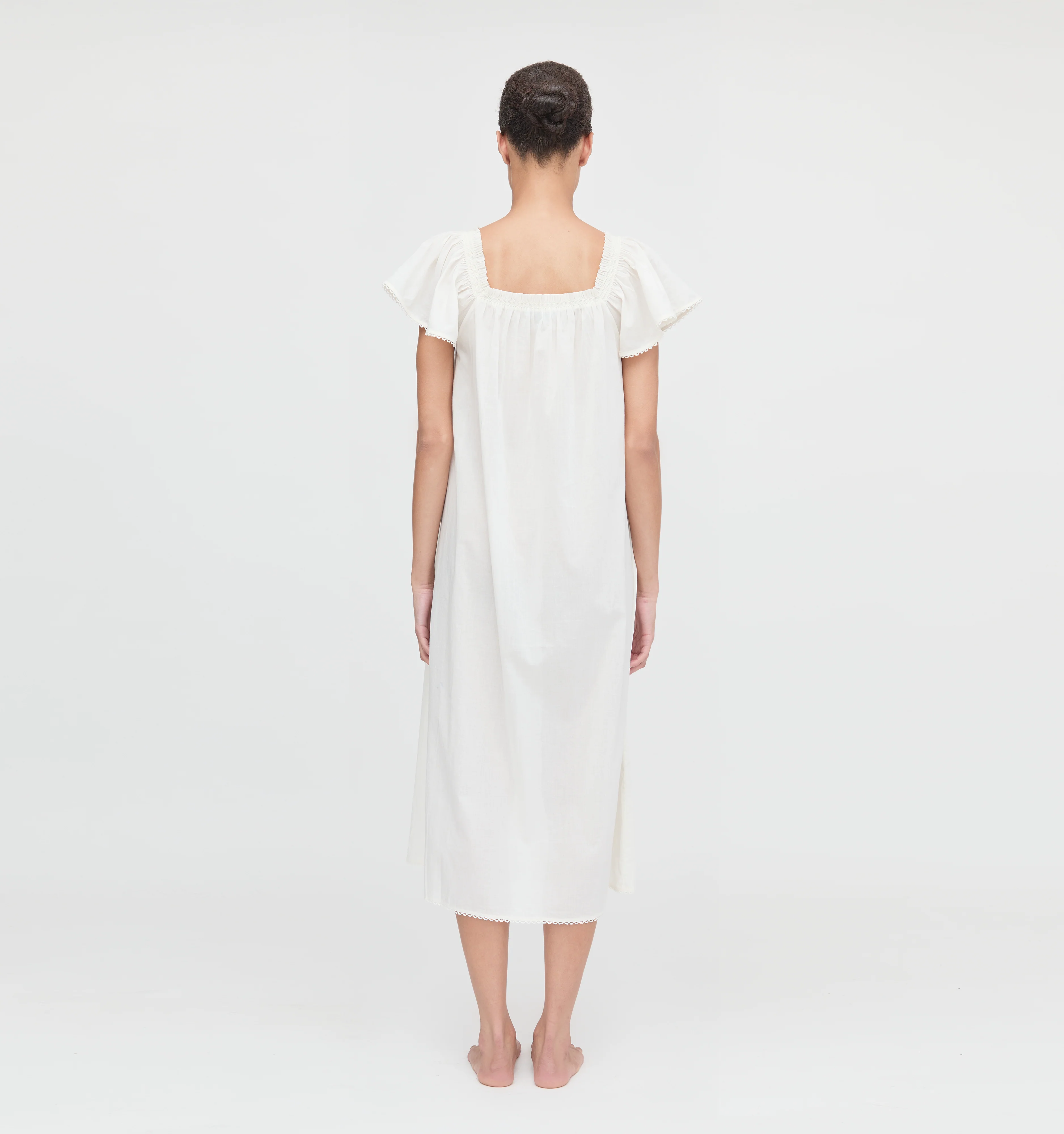 The Therese Nightgown - Soft Ivory - Image 4