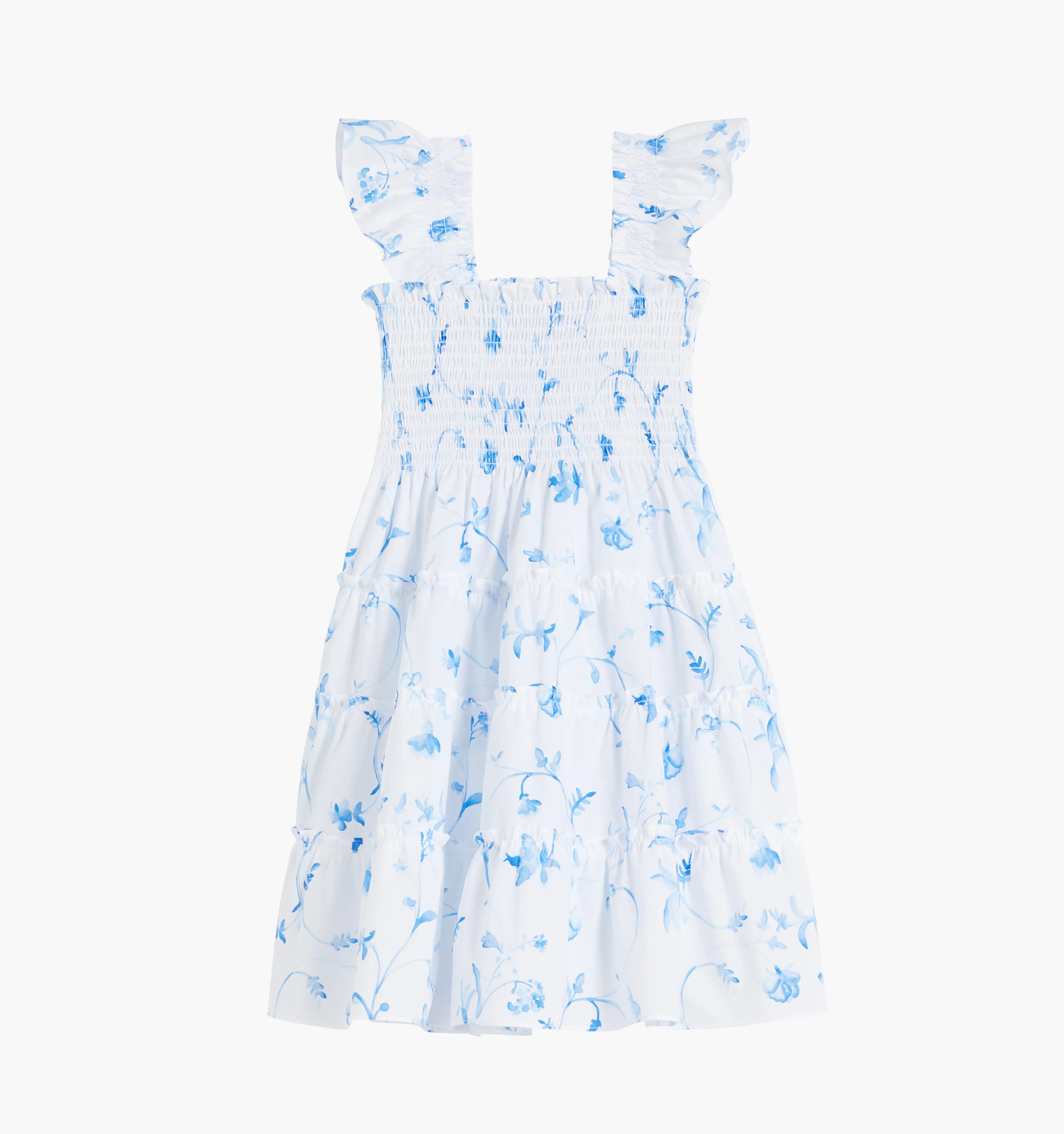 The Tiny Ellie Nap Dress - Blue Botanical - Image 7
