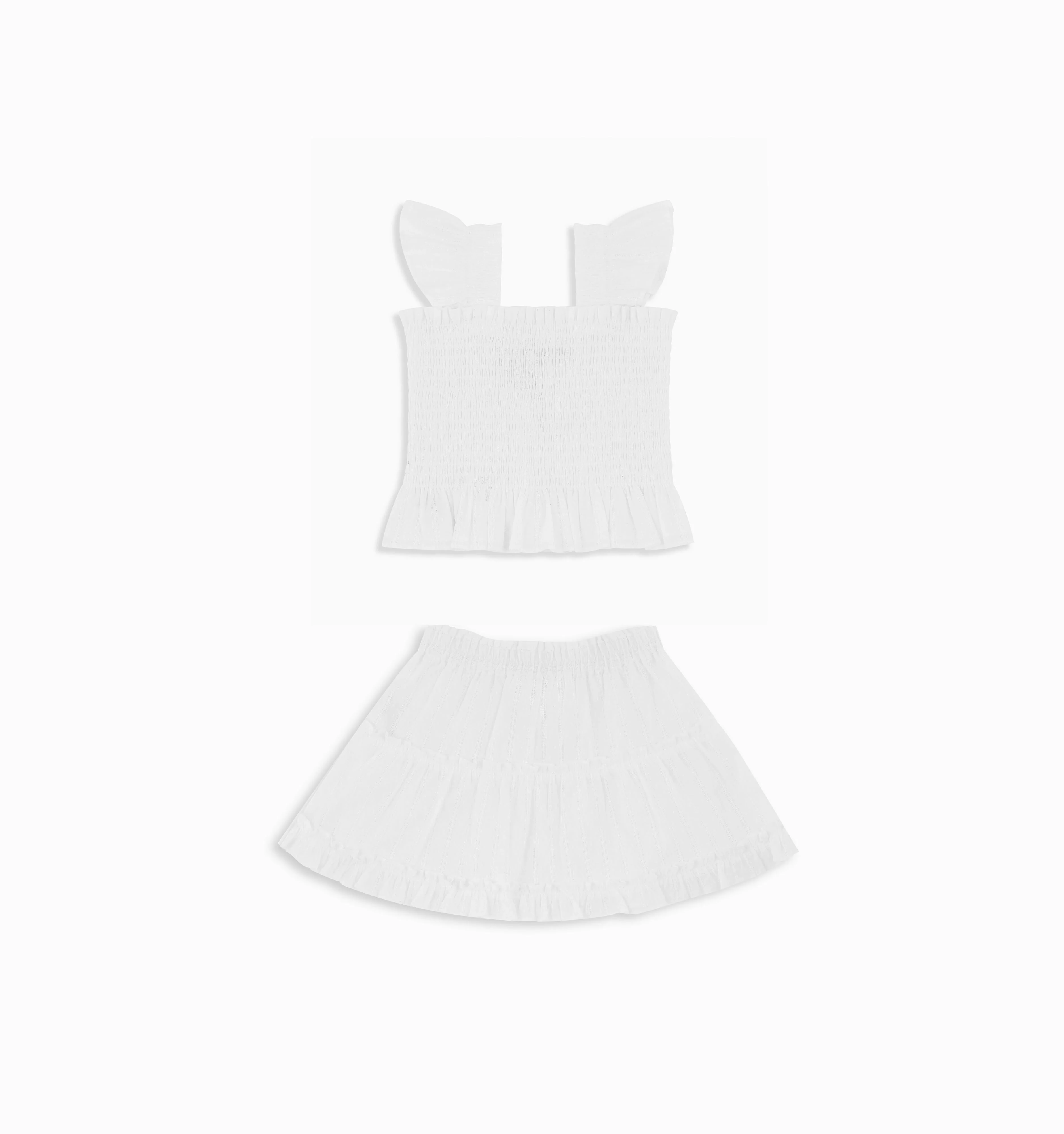 The Tiny Paz Set - White Linear Swiss Dot - Image 4