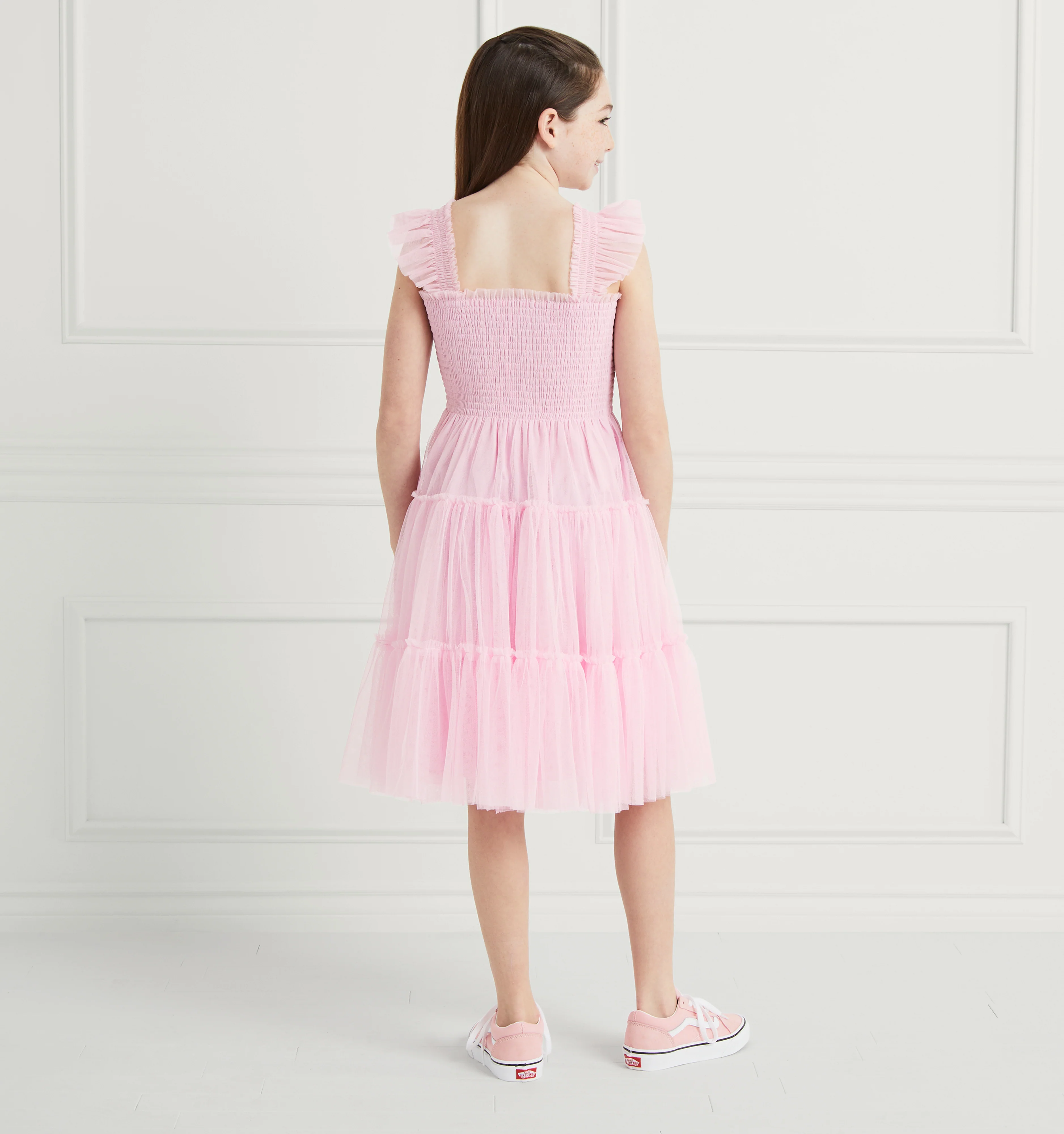The Tiny Tulle Ellie Nap Dress - Pink Tulle - Image 4