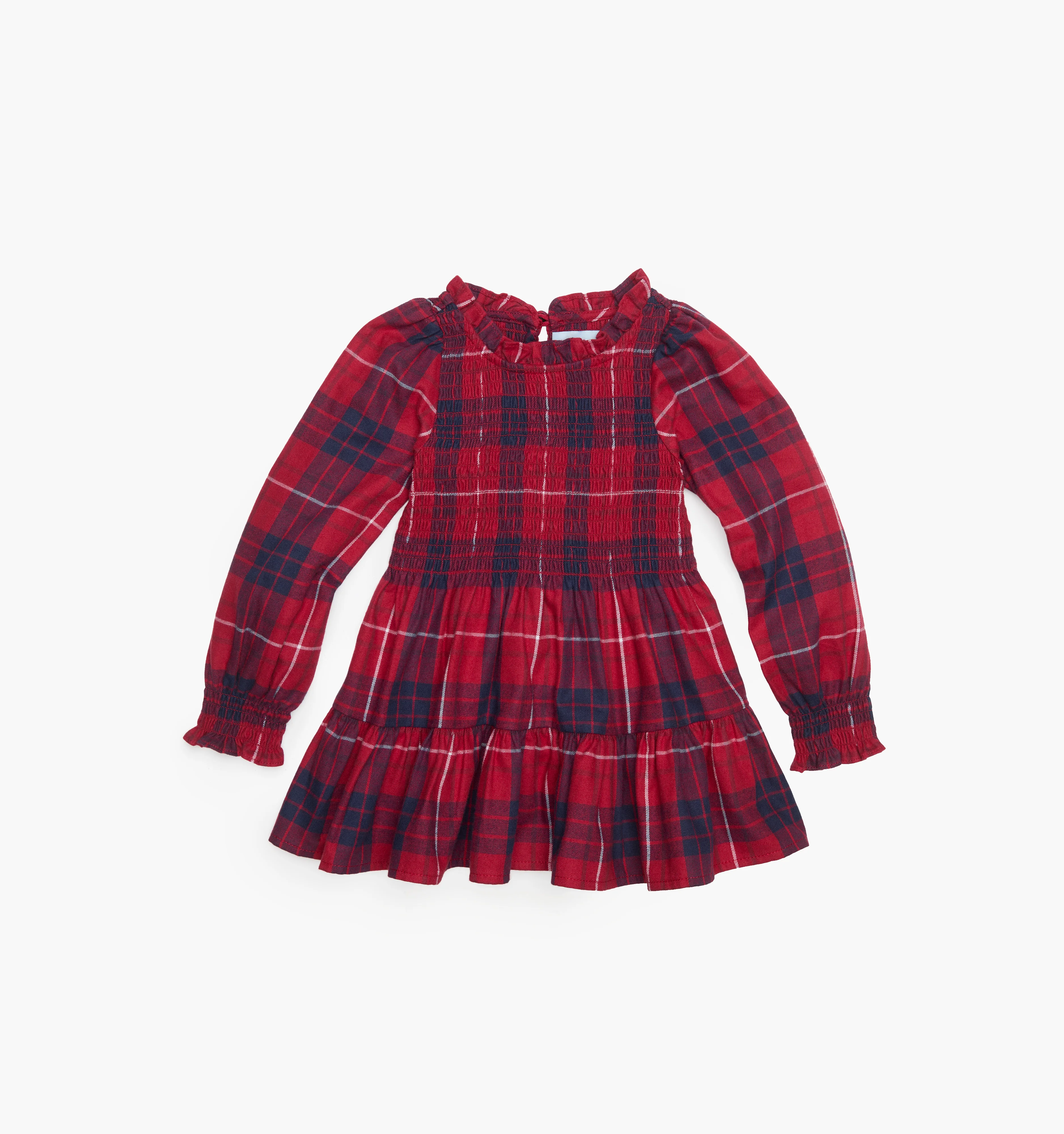The Tiny Viviana Nap Dress - Cherry Tartan - Image 3