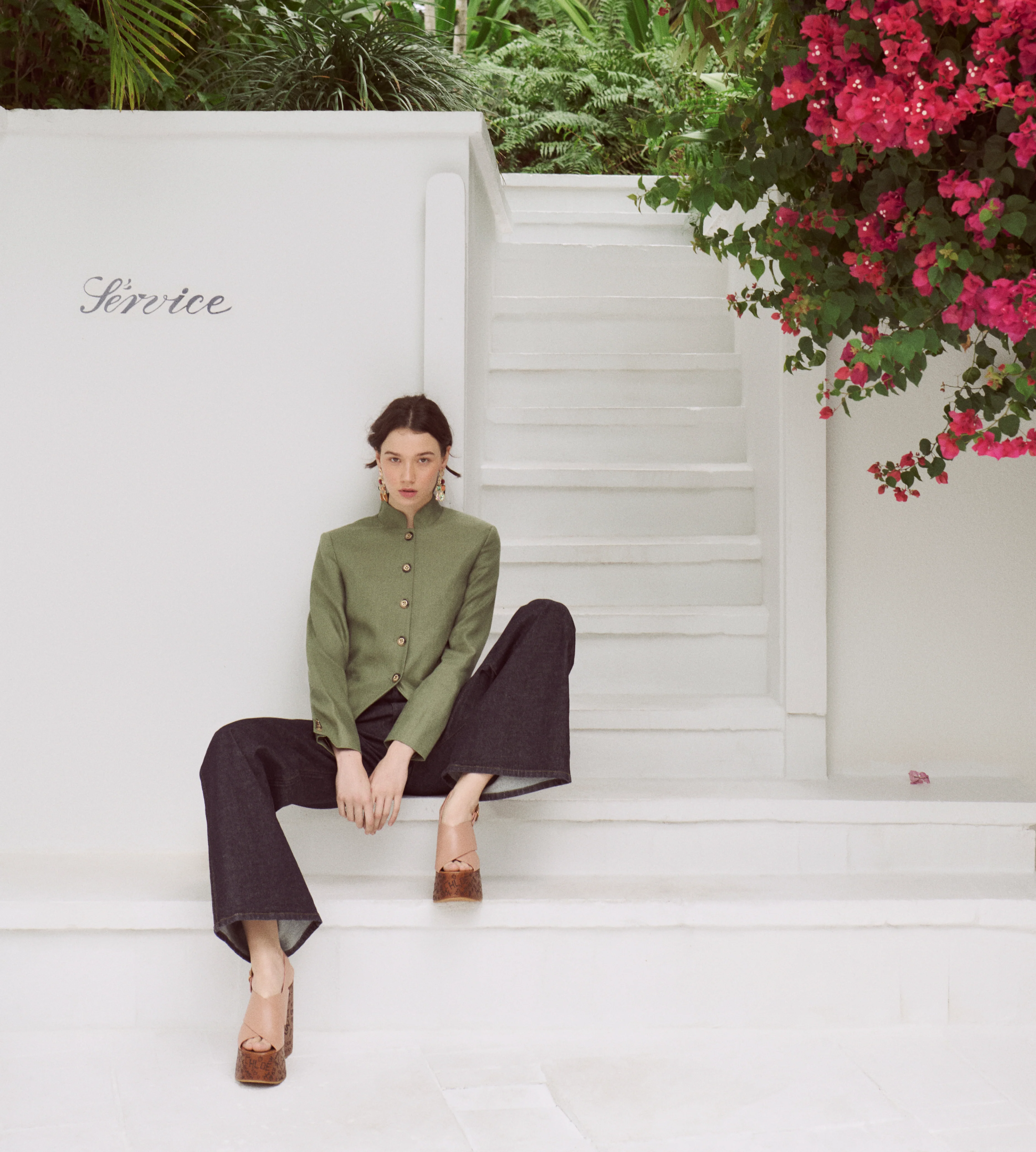 The Valerie Jacket - Olive - Image 3