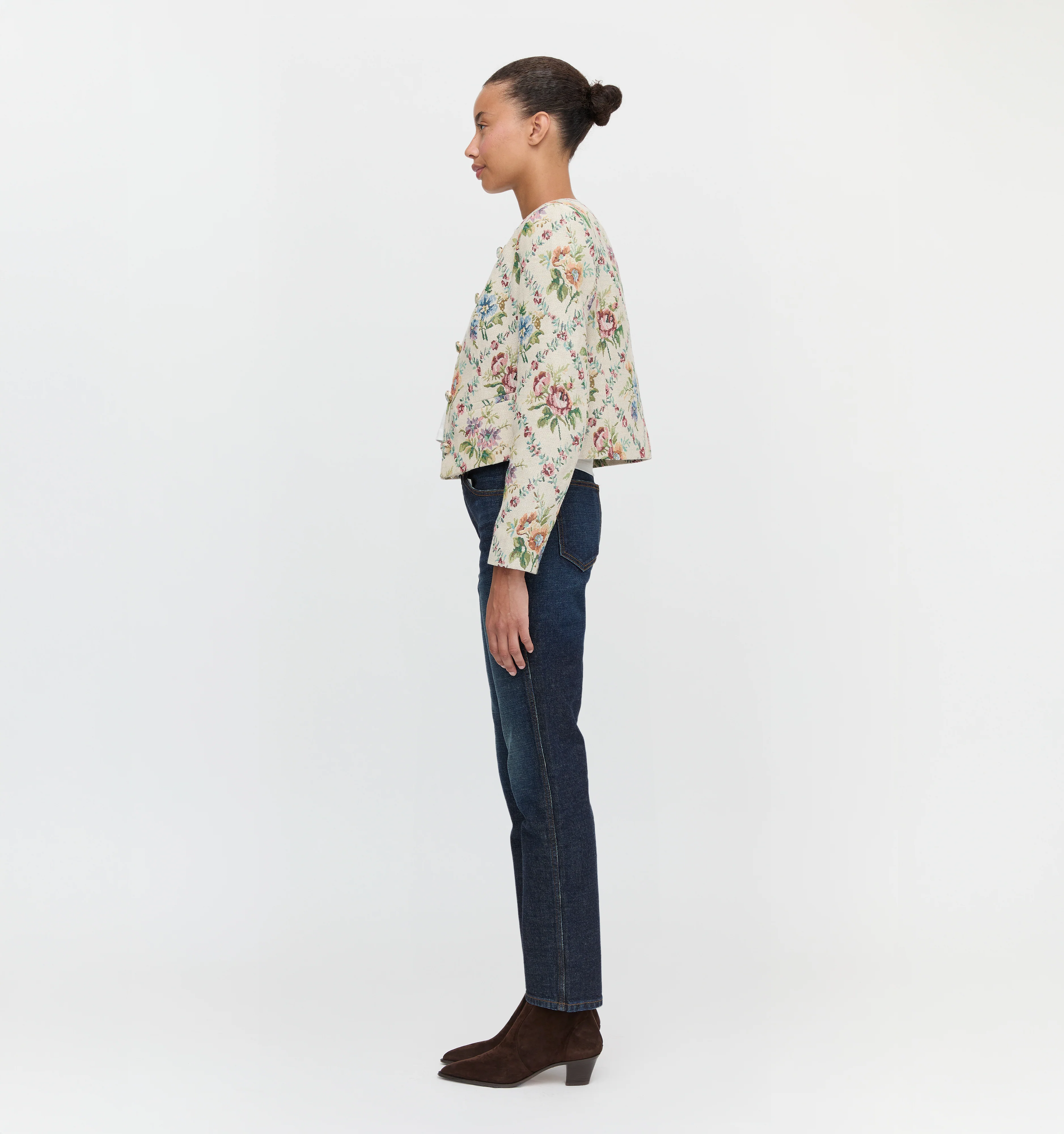 The Virginia Jacket - Tapestry Trellis Brocade - Image 3