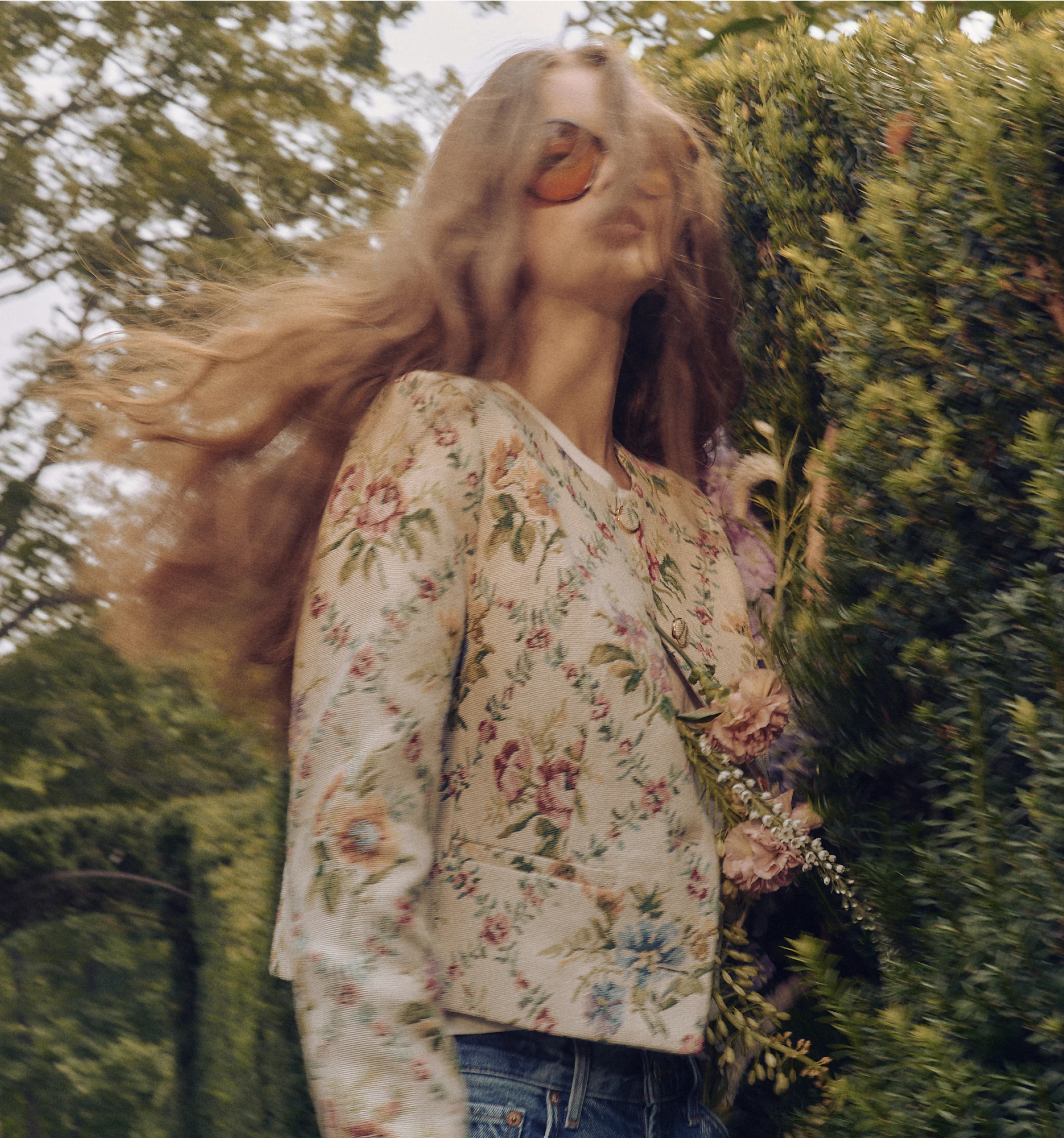 The Virginia Jacket - Tapestry Trellis Brocade - Image 6