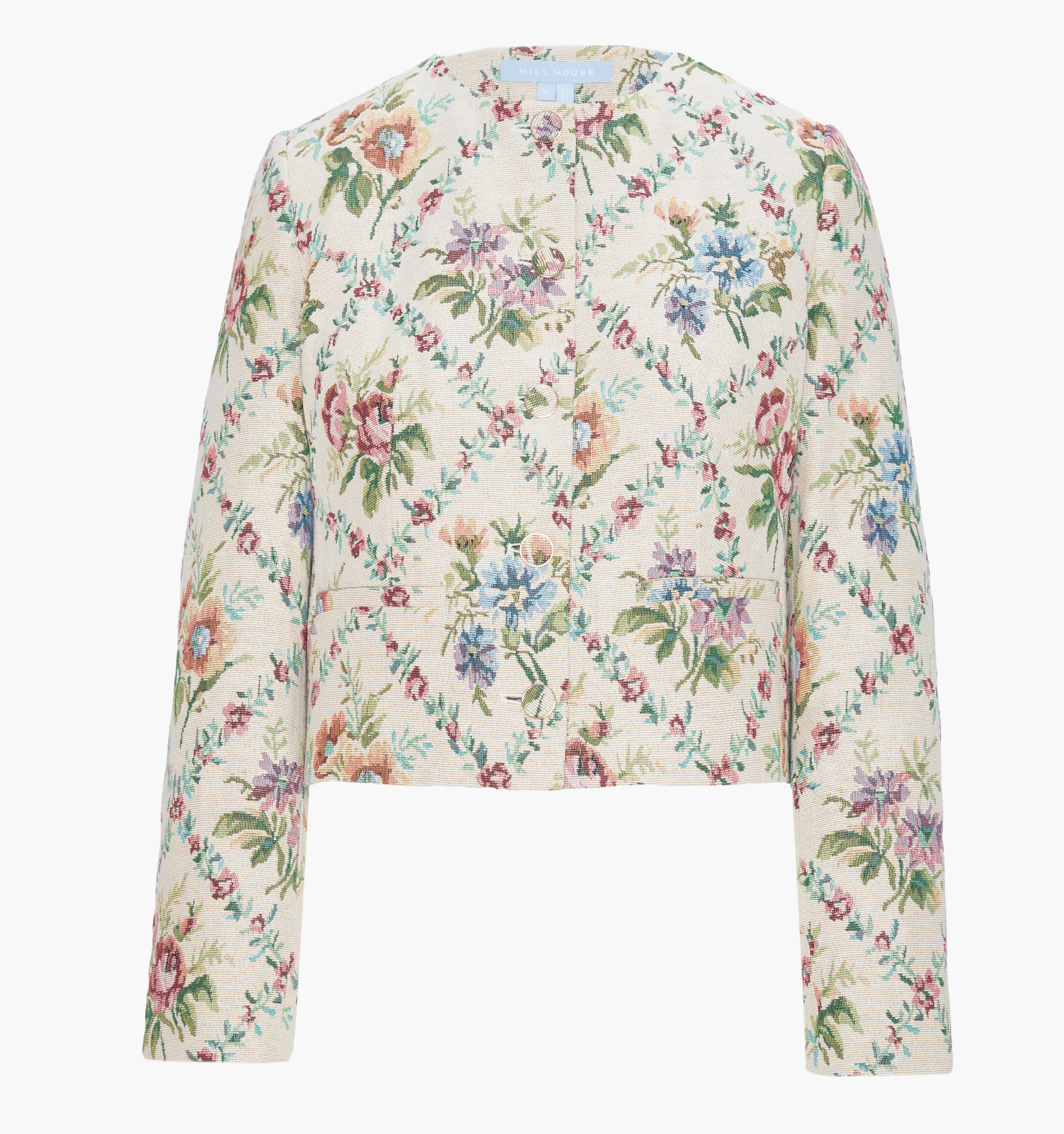 The Virginia Jacket - Tapestry Trellis Brocade - Image 7