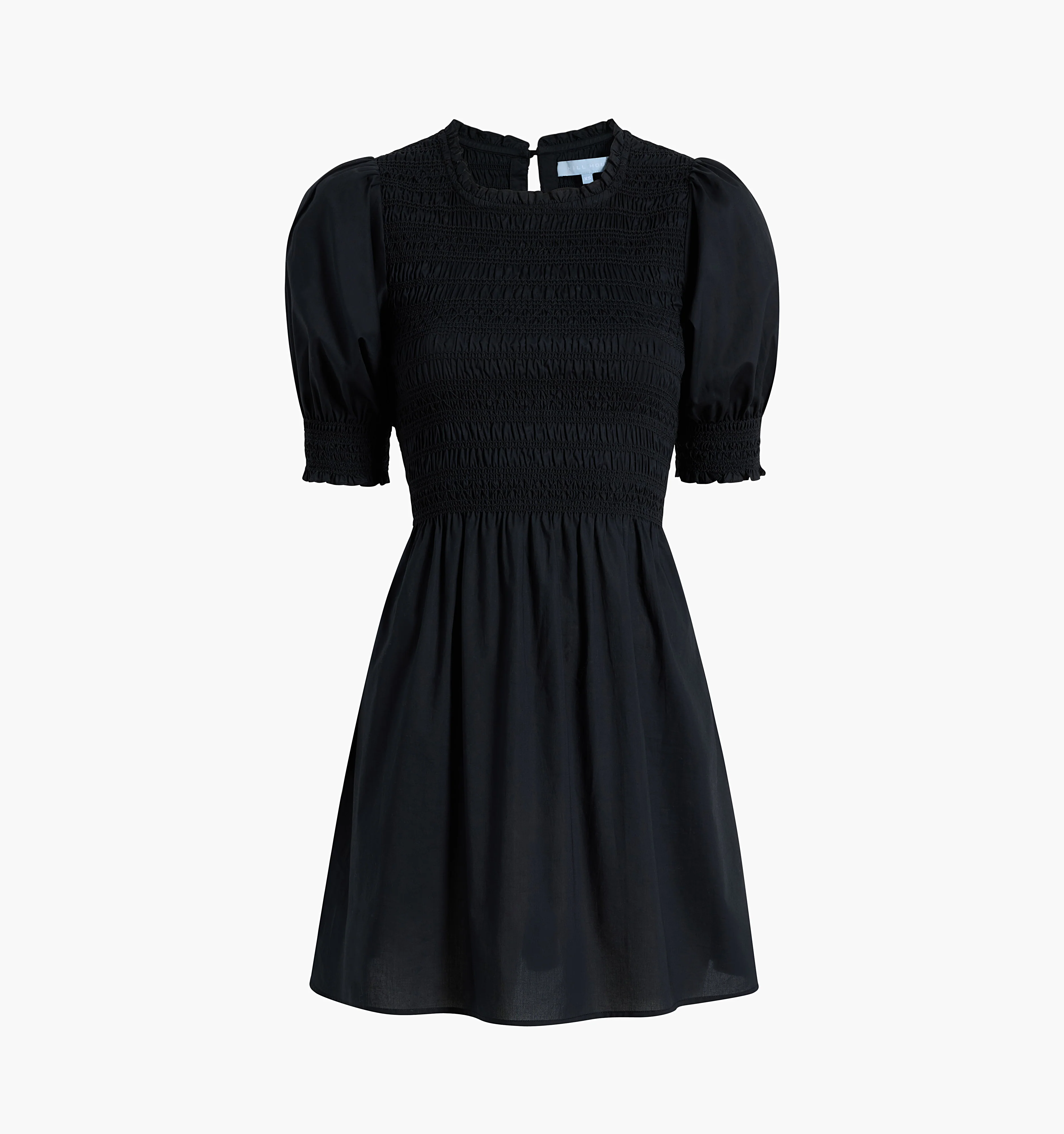 The Vivi Nap Dress - Black Cotton - Image 5