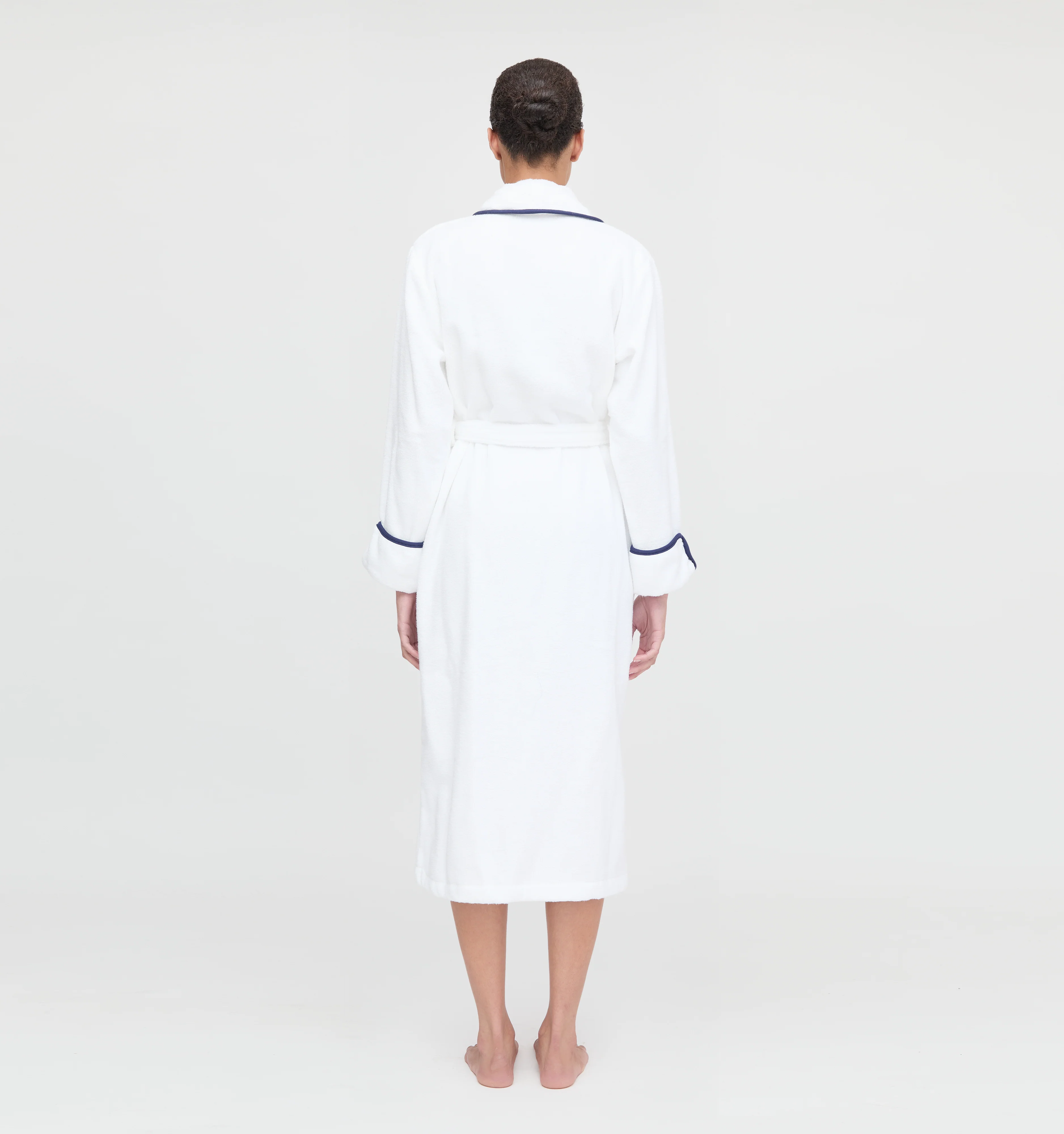 The Hotel Robe - Navy - Image 3